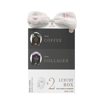 PAX MOLY - Luxury Box Sheet Masks & Headband