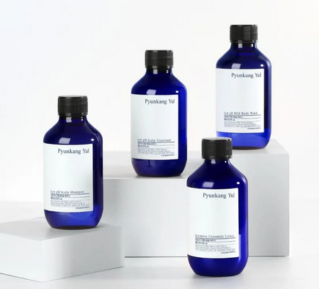 Pyunkang Yul Hair&Body Travel Kit (low ph mild body wash 100ml + low ph scalp shampoo 100ml+ lntensive ceramide lotion 100ml+low ph scalp treatment 100ml)