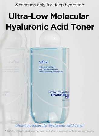 ISNTREE Ultra-Low Molecular Hyaluronic Acid Toner 300ml