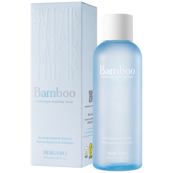 BERGAMO - BAMBOO Intensively moisturizing toner with bamboo and hyaluronic acid, 180 ml