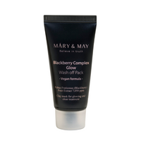 Mary&May Blackberry Complex Glow Wash off Pack 30g - Rozjaśniająco-ujędrniająca maseczka do twarzy