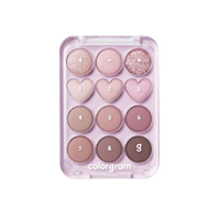 Colorgram Pin Point Eyeshadow Palette #02 Pink + Mauve 9.9 g - paleta różowych cieni do powiek