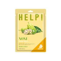 BERGAMO Help! Noni mask sheet 25 ml - Kojąca maska w płachcie z morwą indyjską BERGAMO Help!