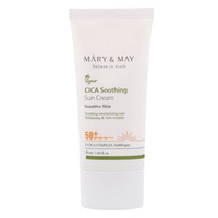 Mary&May CICA Soothing Sun Cream SPF50+ PA++++ 50ml - Łagodzący krem ochronny