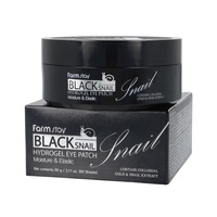 FARMSTAY Black Snail Hydrogel Eye Patch 60 szt - Płatki pod oczy