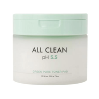 Heimish All Clean Green Pore Toner Pad 75ea - Wielofunkcyjne płatki tonizujące