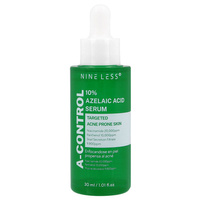 NINE LESS A-Control 10% Azelaic Acid Serum 30ml - serum do twarzy o działaniu rozjaśniającym